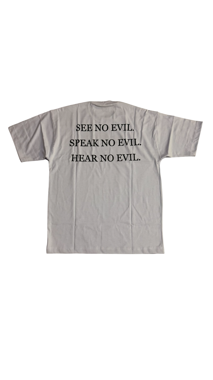 CAMISETA "SEE NO EVIL" BRANCA